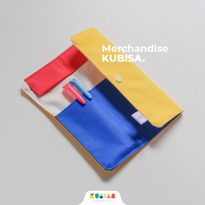 

TERBARU Merchandise Kubisa - Tempat Pensil Gulung (roll up pencil case) /ALAT TULIS AESTHETIC/ALAT