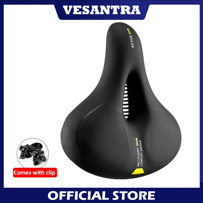 Rockbros 6090 Sadel Sepeda Empuk Memory Foam Lebar Sepeda Lipat MTB