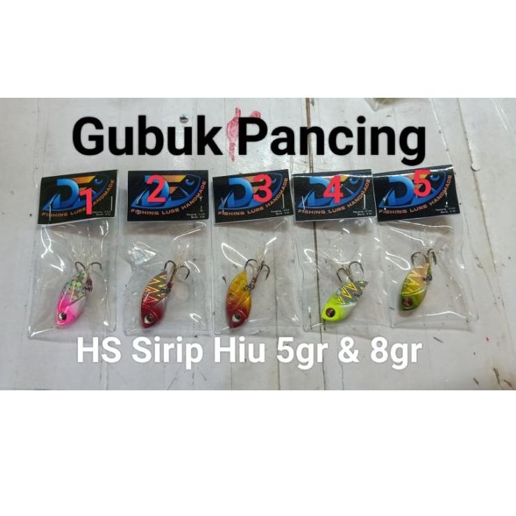 Obral Meriah UMPAN CASTING GABUS HALF SOLID METAL HS SIRIP HIU MINI 7GR BY DENAFA