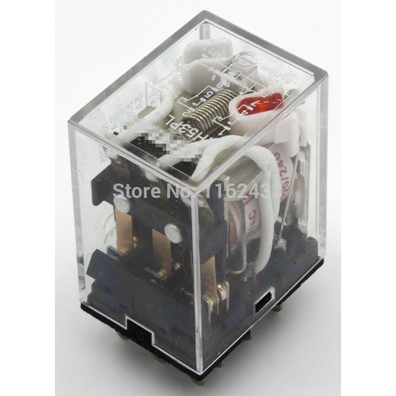 RELAY LY4 14 PIN OMRON ORI 220V-AC Relai Asli ( 220 VOLT AC )