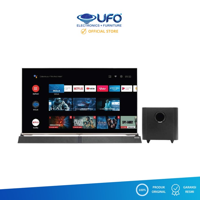 POLYTRON LED TV 50 INCH ANDROID TV PLD50BUG5959+SWF0251