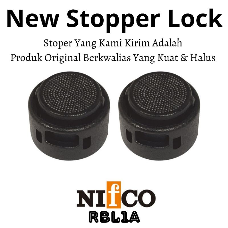 Stopper Tali Cord Lock Aksesoris Garment Pengunci Tali Nifco Klakson