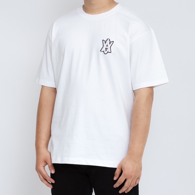 ADLV. A Logo Emblem White Tee