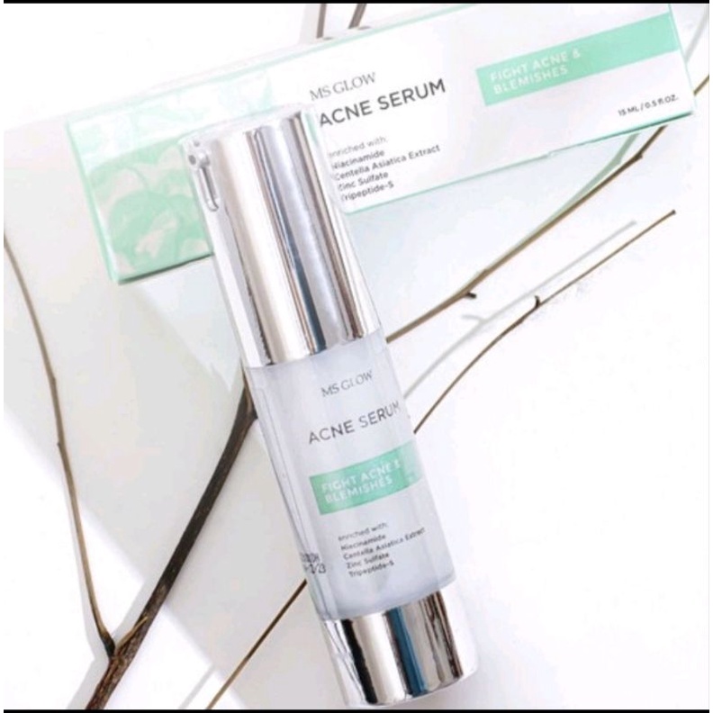 KEMASAN BARU ACNE SERUM MS GLOW  ORIGINAL/ SERUM ACNE MS GLOW 15ml