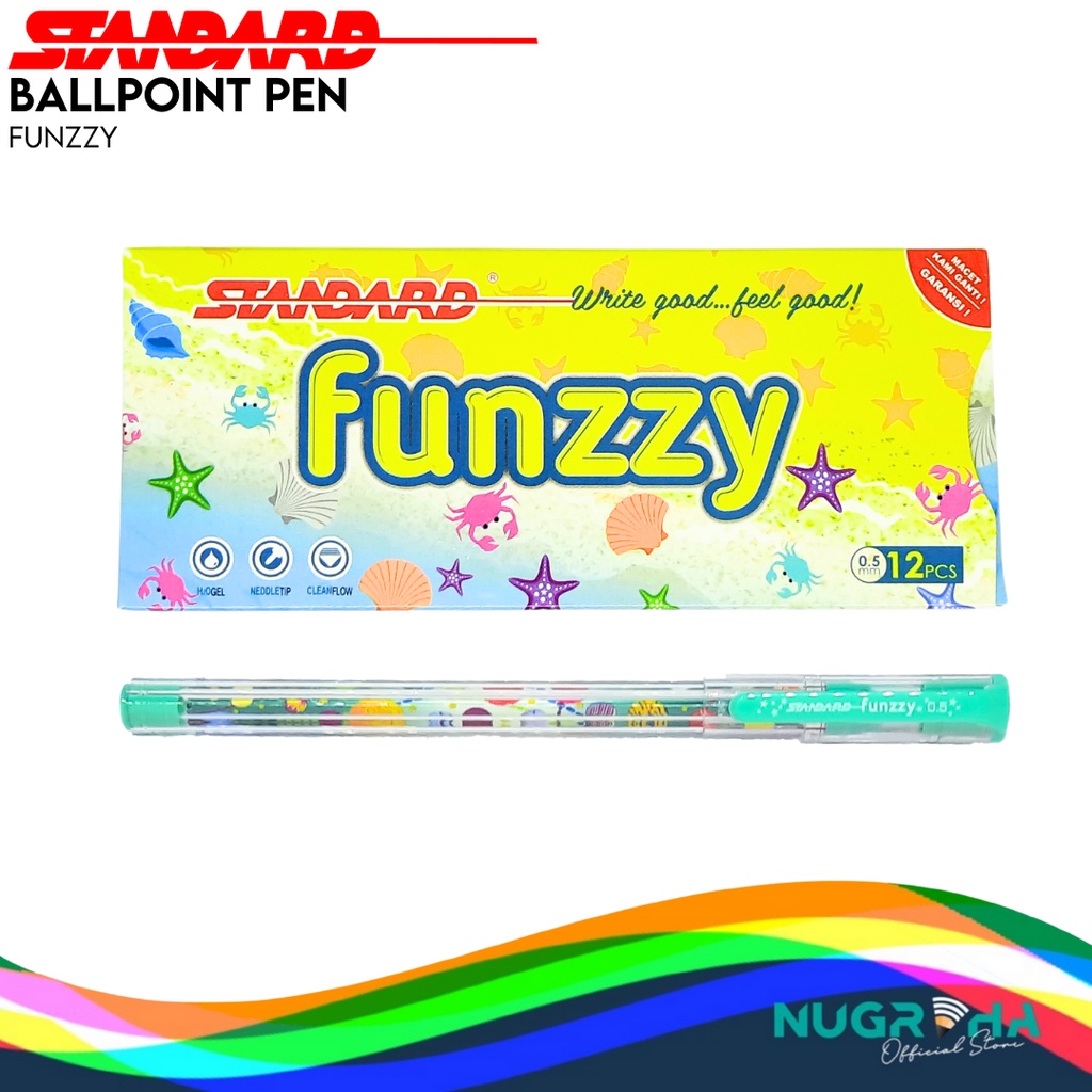 

BALLPOINT / PENA / PEN GEL STANDARD FUNZZY 0.5 MM