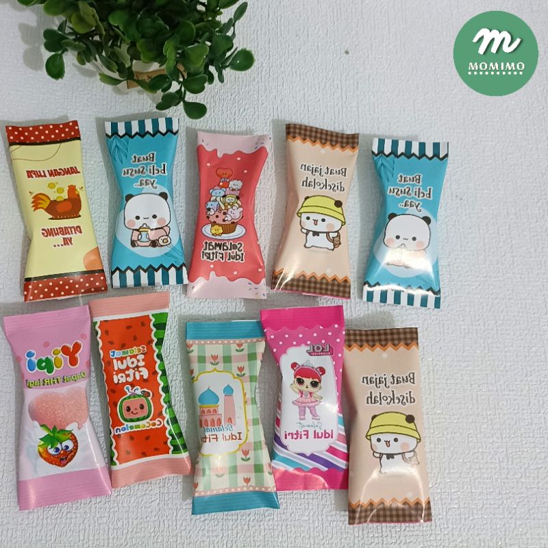 

DIY Angpao Lebaran | Amplop THR | Dompet Lebaran Bentuk Permen Kekinian Viral 6pcs