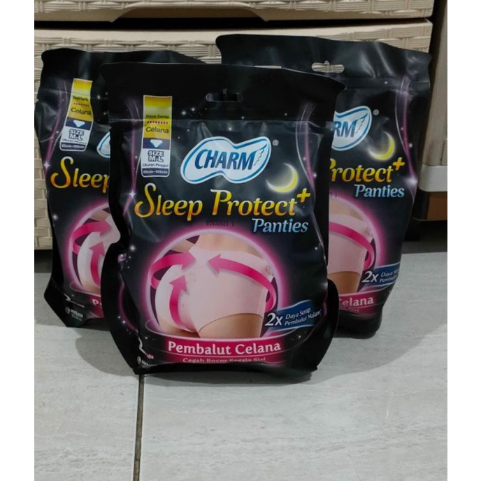 Charm sleep protect panties pembalut celana