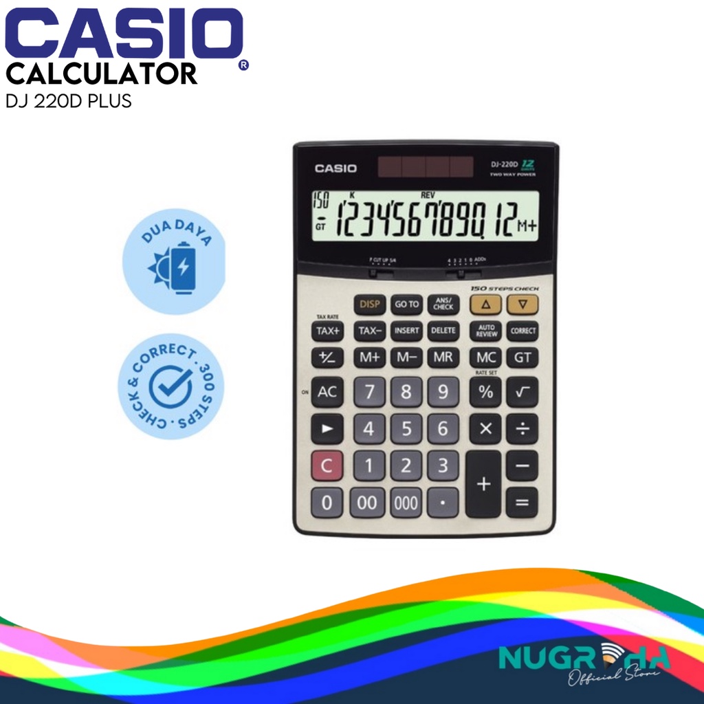

KALKULATOR Casio Calculator DJ-220D Plus
