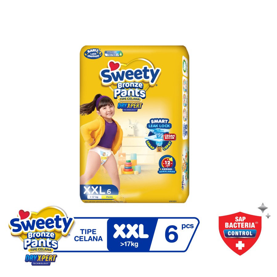Sweety Bronze Pants Dry X-pert XXL 6s By Popok.id