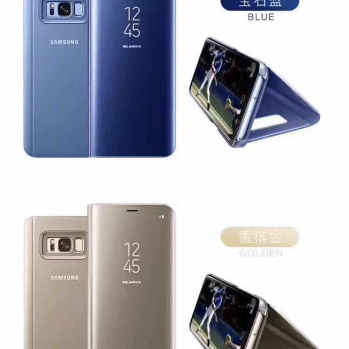 Flipcase Mirror Standing Samsung Note10+ Note 10Plus Flip Cover Flip W