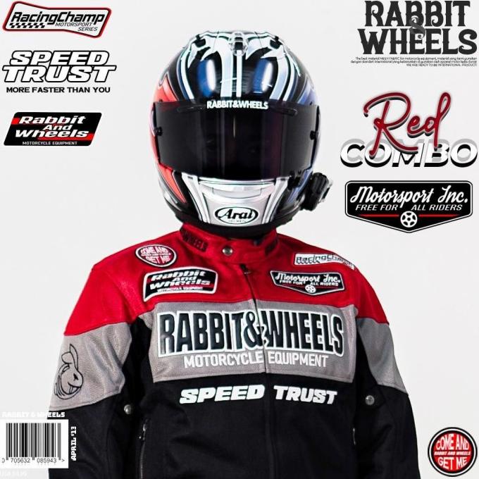 JAKET RABBIT AND WHEELS - COMBO RED