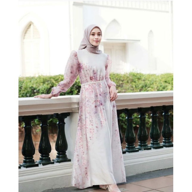 laluna dress vanilla hijab