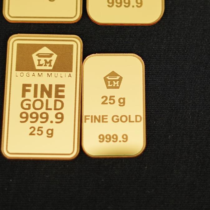 Replika Emas LM Antam Imitasi untuk dekorasi Mahar 25gr - 100gr rah