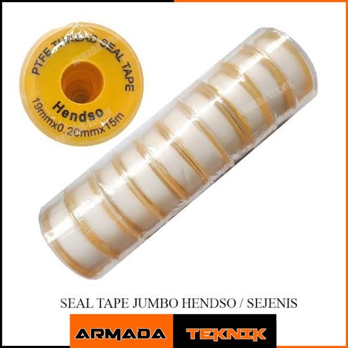

`````````] Seal Tape Jumbo Hendso 19mm X 0.02 X 15 M