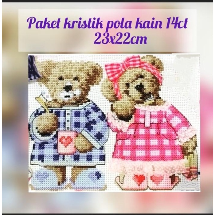 Terlaris Paket Kristik Koi Bunga Oriental Round Circle Pola Kain Cross Stitch