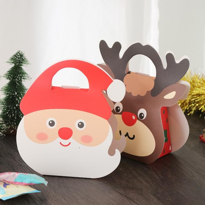 

#####] Xmas Mini Small Box Raindeer Santa / Mini Box Natal