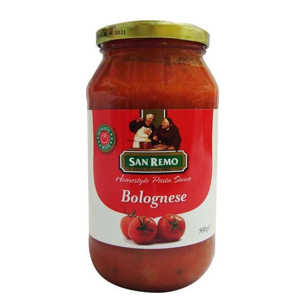 

SANREMO BOLOGNESE PASTA SAUCE 500 GR