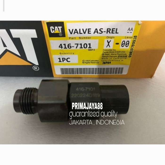 PJDD 416-7101 Valve As Rail Relief Valve Common Rail Cat 320D Caterpillar
