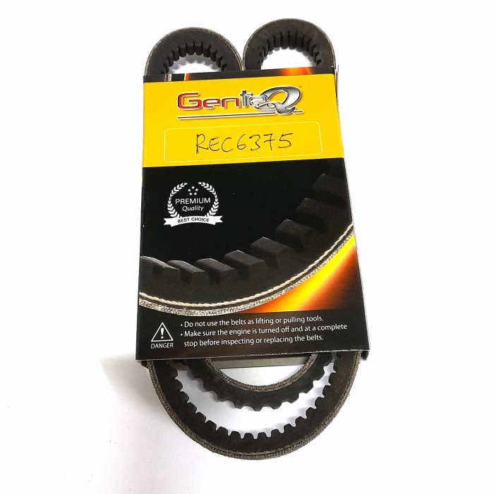 ATDL REC6375 GenteQ V-Belt AX37.5 A37.5 Gigi RPF3375 REC3375 RPF 12.5X975