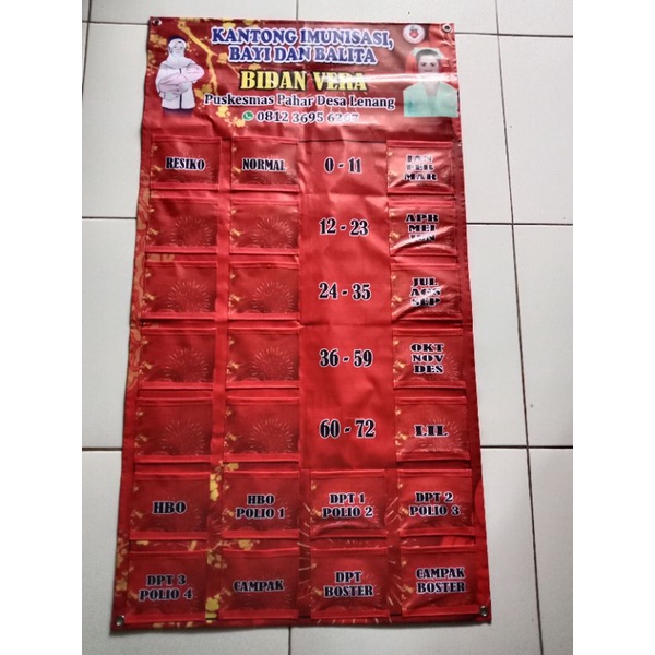 

Kantong Imunisasi Bayi dan Balita Ukuran 60x100 cm Custom