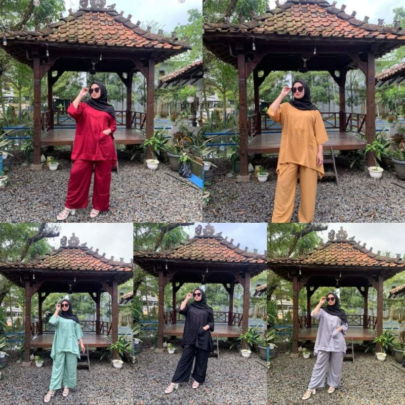 Oneset Bahan rayon premium Ld 125.