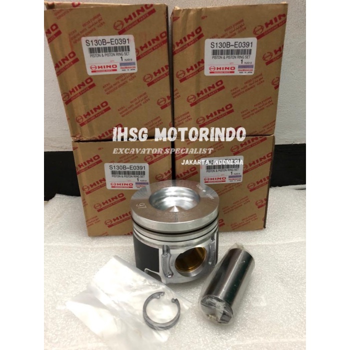IGMO S130B-E0391 Seher Piston Kobelco SK200-8 SK200 8 SK330-8 J05E J08E - Genuine