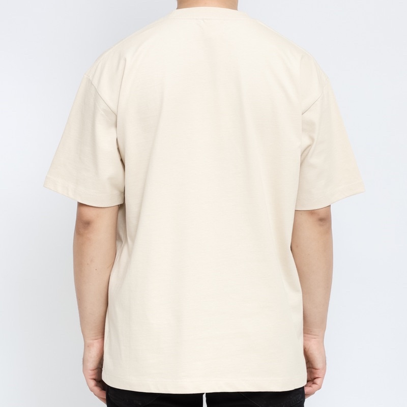 ADLV. A Logo Emblem Beige Tee