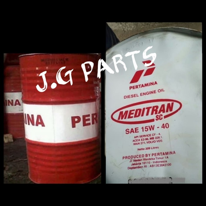 JGPS OLI MESIN MEDITRAN SC SAE 40 15W-40 OLI DRUM PERTAMINA