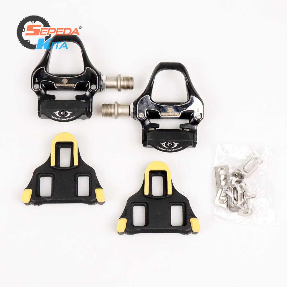 BAROKAH Rockbros Pedal Cleat Kunci Sepatu Pedal Sepeda Self-locking Pedal 2PCS - SPD-SL BERKUALITAS