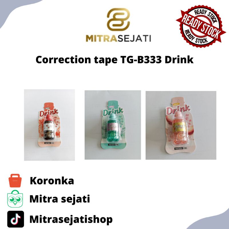 

CORRECTION TAPE TG-B333 DRINK