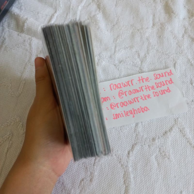 PC PHOTOCARD BTS DICON OFFICIAL (tae zoom, tae cherry, jimin pink)