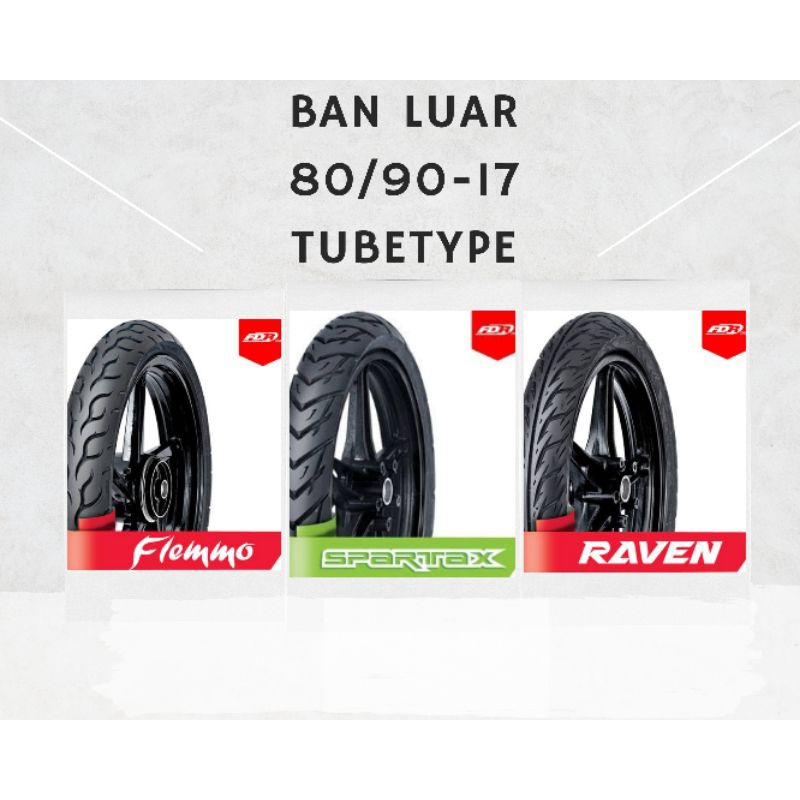 Ban Luar FDR 80/90-17 Raven Spartax Flemmo Ring 17 motor Bebek