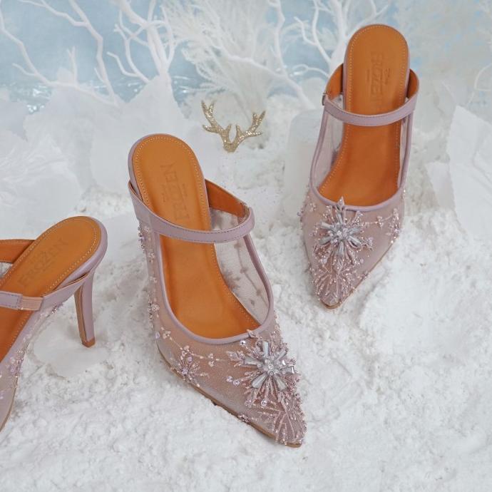 Promo VAIA - Disney Frozen - Sepatu Heels Wanita Celline 9 CM - 39,Ice Blue