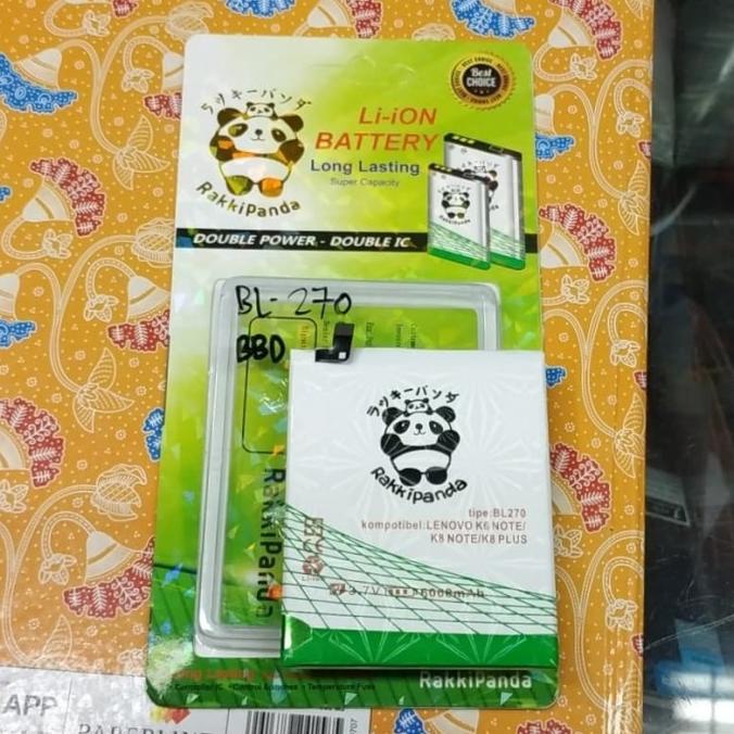 baterai lenovo BL270 k6 note k8 note k8 plus k8+ battery battle 6000ma