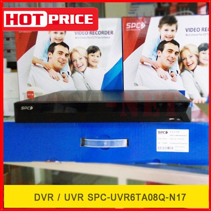 DVR UVR SPC 8CH - 5 in 1 - 8 Channel FULL HD 1080P Support 5 Mega Pixel