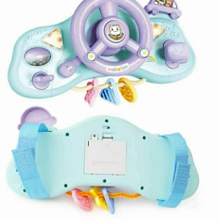 Mainan Setir Mobil Lampu musik Mainan Gantung Stroller Bayi Baby Crib