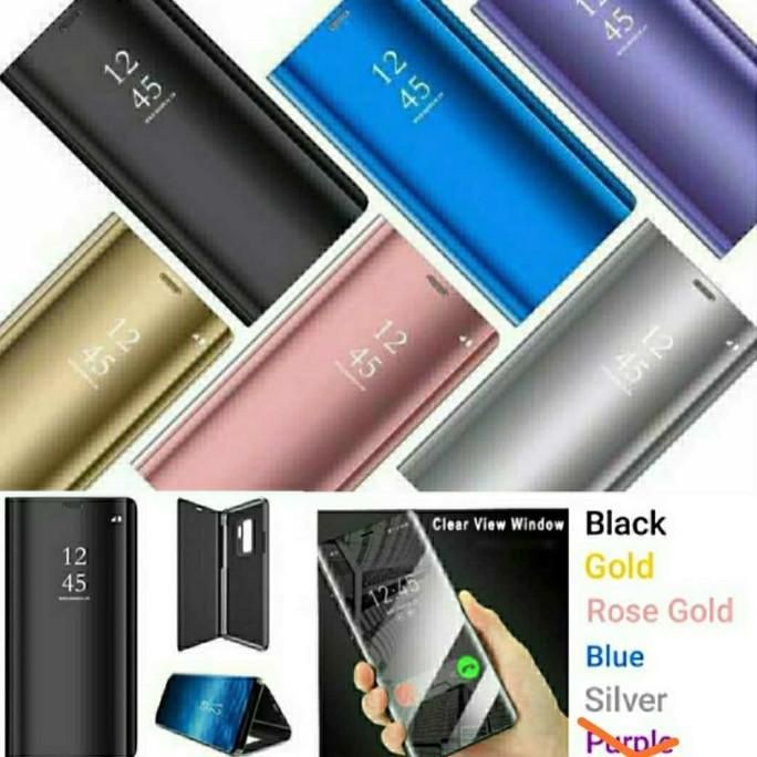 FLIP MIRROR SAMSUNG A50S / FLIP COVER MIRROR / CLEAR VIEW STANDING