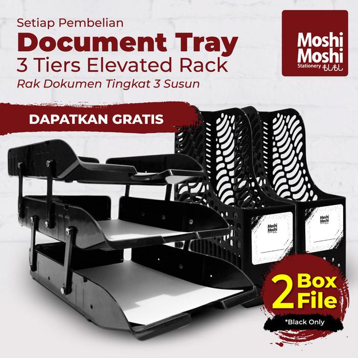 

Terlaris Promo Document Letter Tray Rak Susun Dokumen 3 Tingkat Free 2 File Box