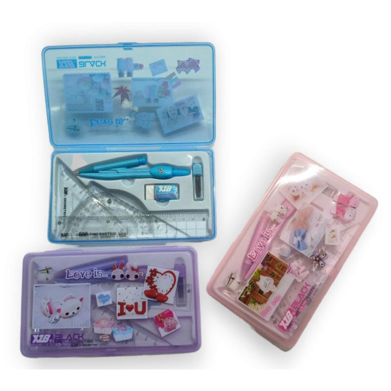 Jangka Fullset Penggaris - MQ1074 - Math set