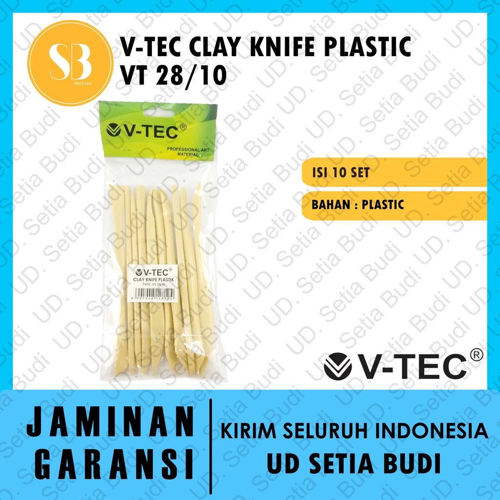 Alat Clay Knife Plastik V-TEC VT 28/10