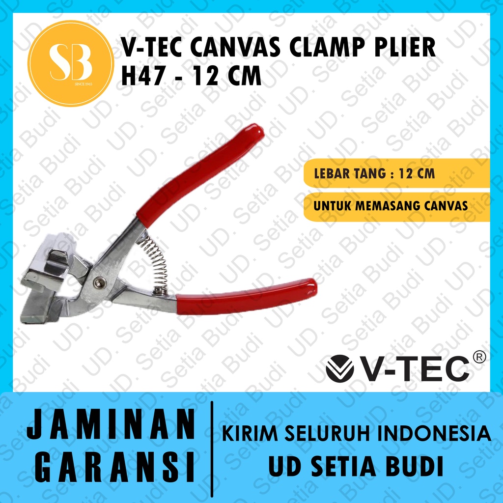 

V-Tec Canvas Clamp Pliers 12cm / Tang Kanvas V-tec H47-12 cm