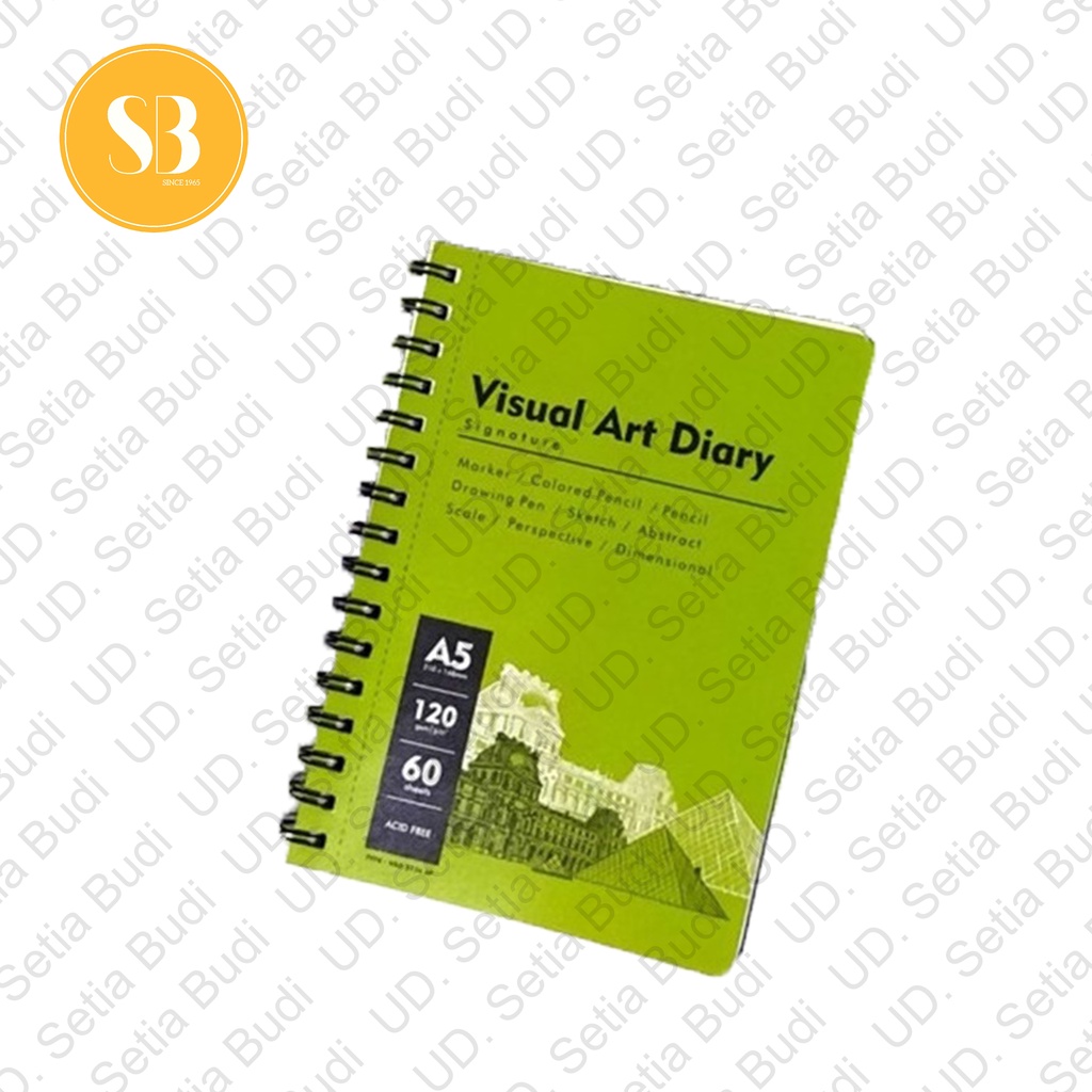 V-Tec Visual Art Diary Spiral Sketchbook A5 120GSM VAD 5126 SP