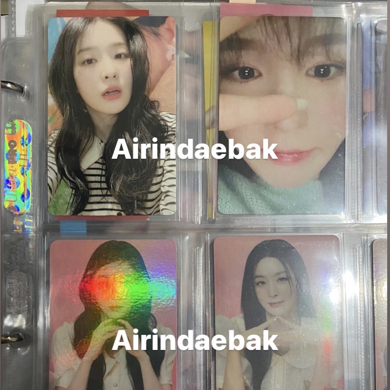 yzy feel my rhythm photocard fmr red velvet irene seulgi wendy joy yeri sg22 red velvet season greet