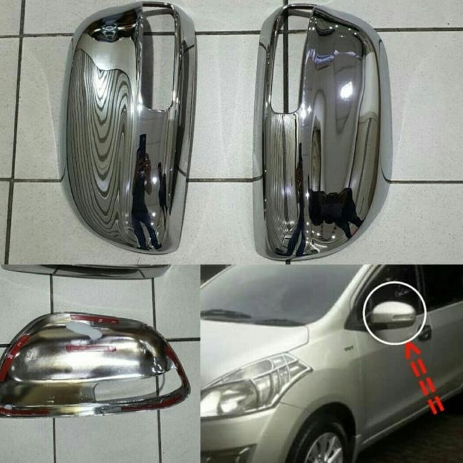 Cover Spion Chrome Suzuki Ertiga 2013-2017 | Aksesoris Mobil