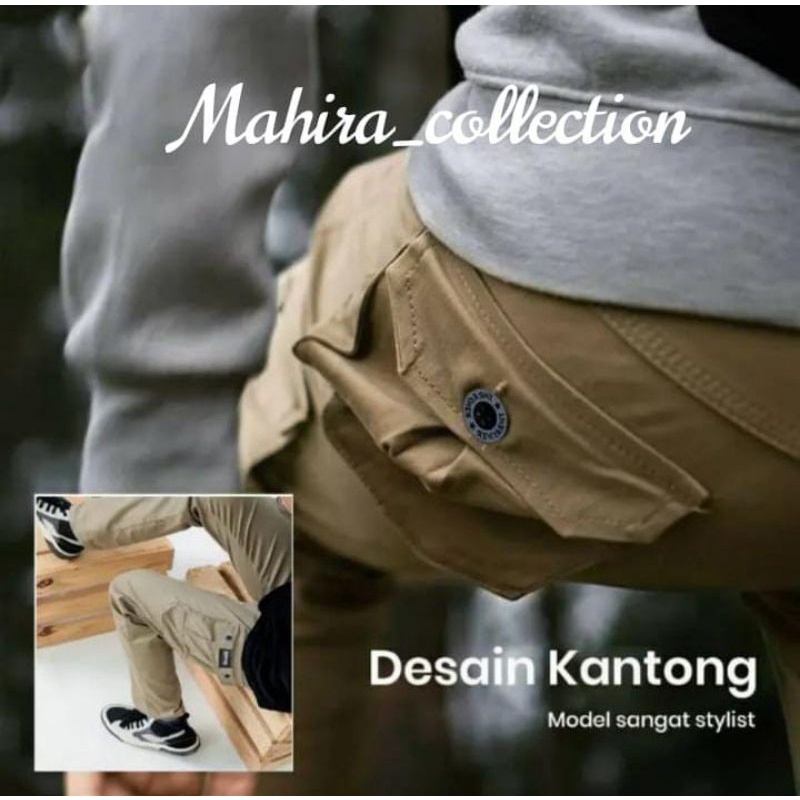 [BISA COD] ORIGINAL Celana Cargo Panjang Pria Dewasa kimpol Size 27-38