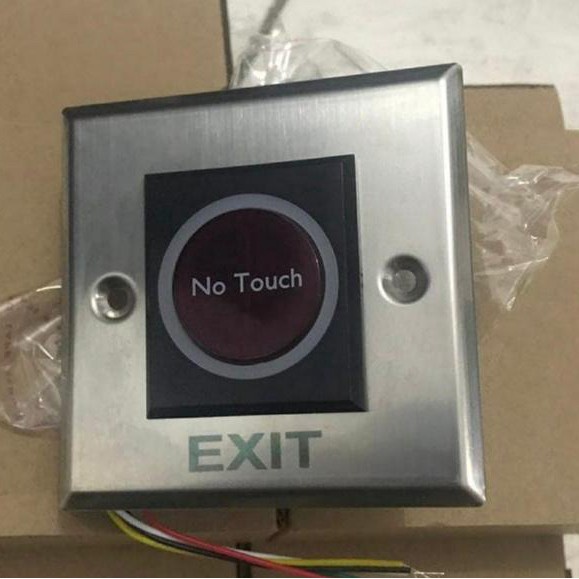 Push button no touch / exit button no touch