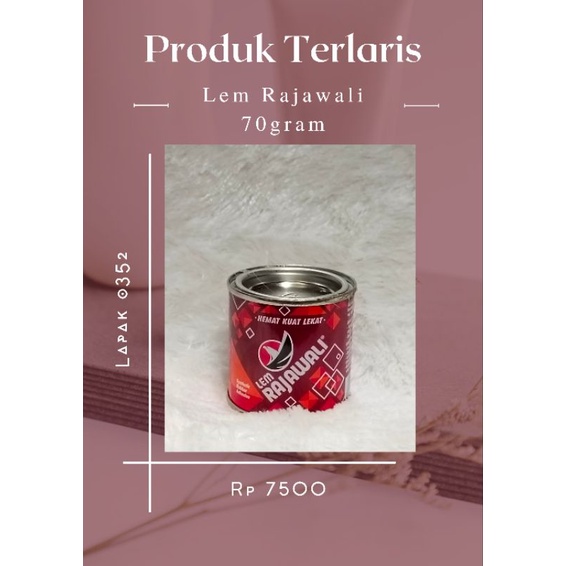 

Lem Rajawali ukuran 70gram