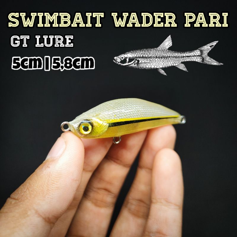 Lure Swimbait Swimmer /Waderpari Gt Lure