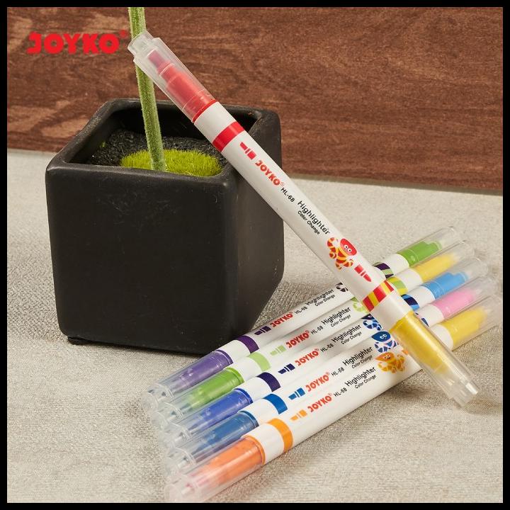 

Magical Highlighter Penanda Berwarna Hl-68-6 1 Set 6 Pcs Warna