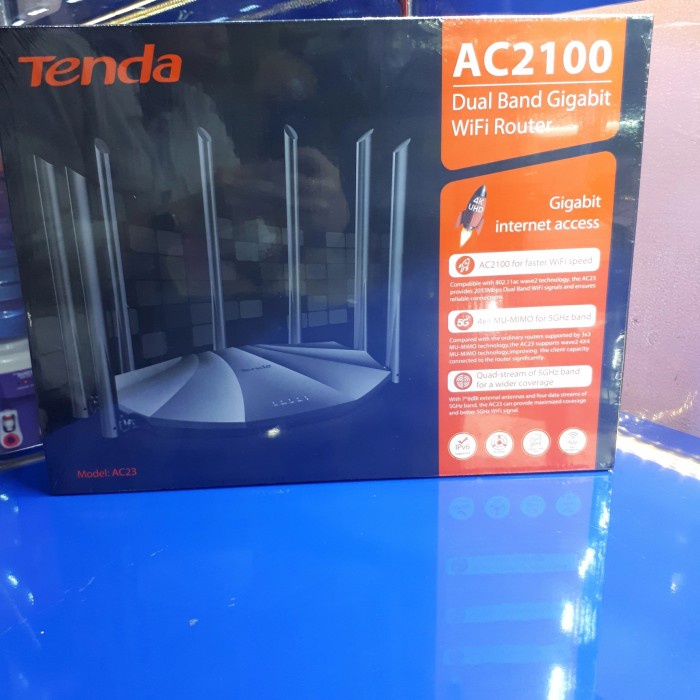 MURAH Tenda AC23 AC2100 Dual Band Gigabit Wifi Router/Wireless Router Tenda